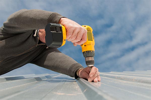 Screw Down Metal Roofing installation by Precision Roofing, LLC - Springvale, ME